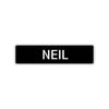 Neil Street Sign Children Name Room Plate