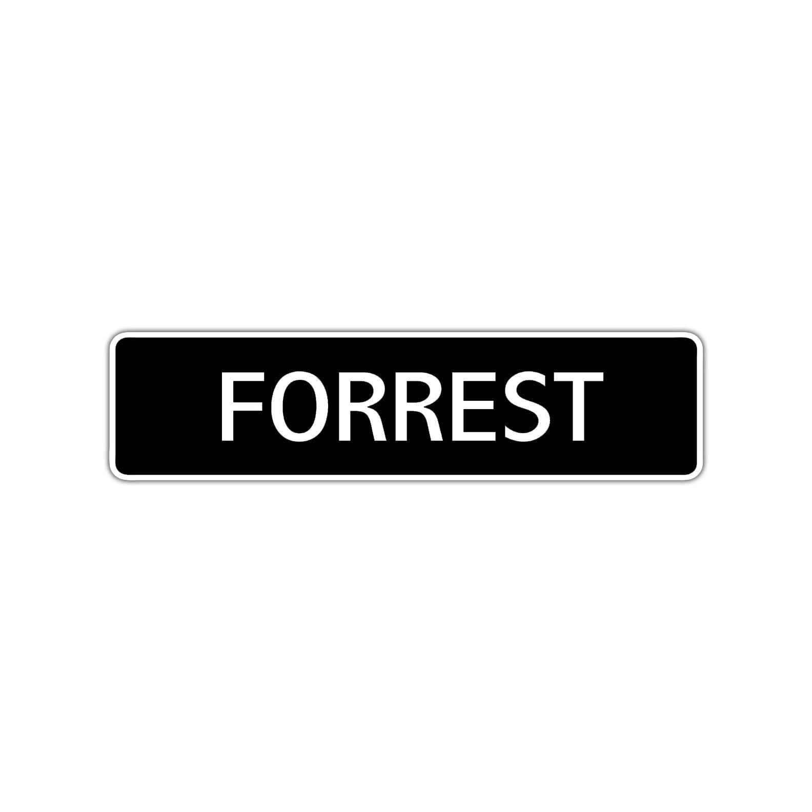 Forrest Street Sign Children Name Room Plate