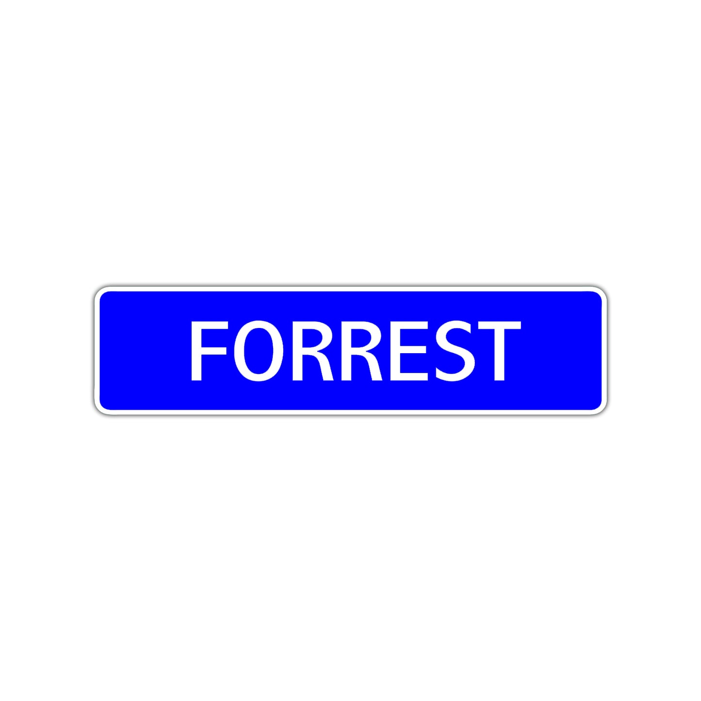 Forrest Street Sign Children Name Room Plate