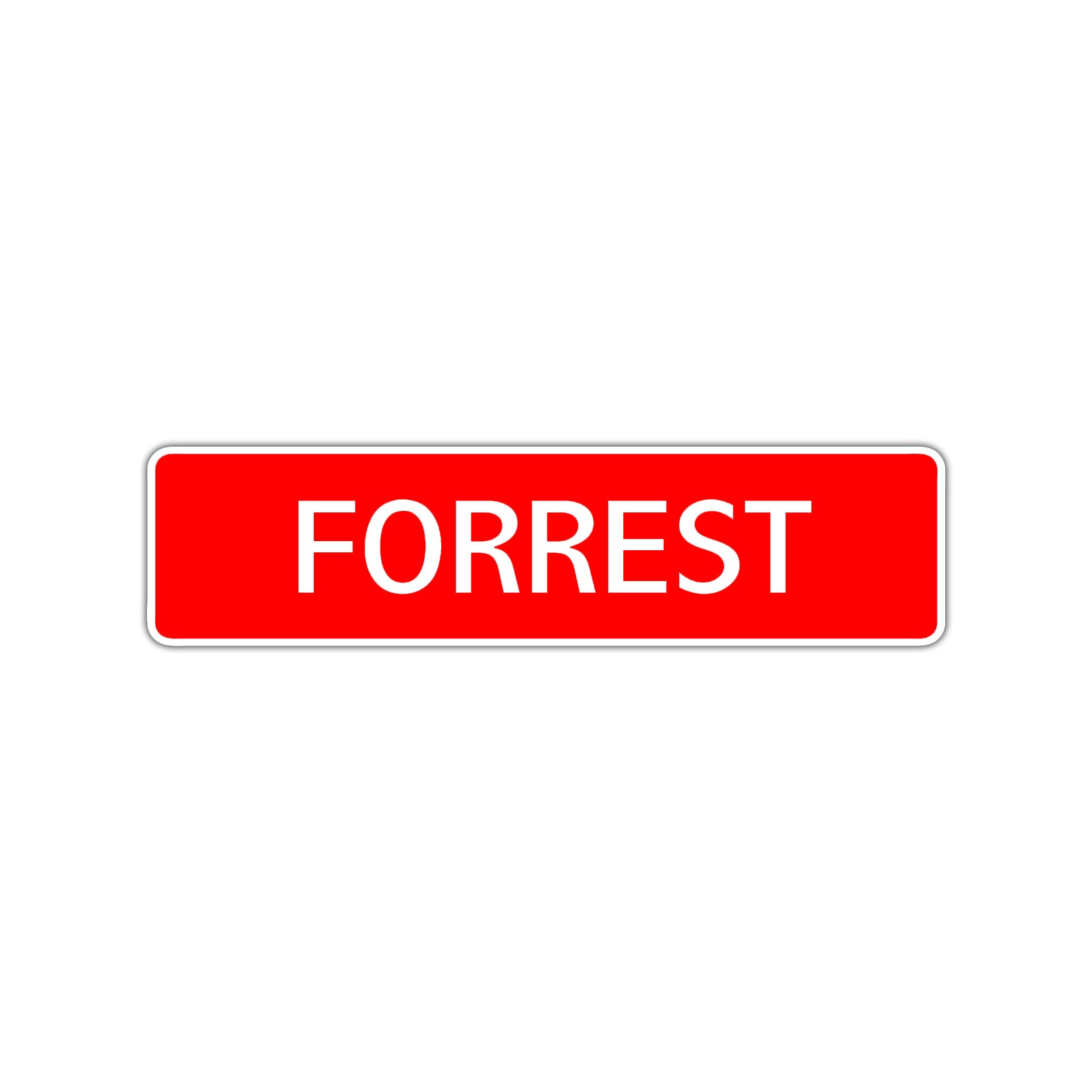 Forrest Street Sign Children Name Room Plate