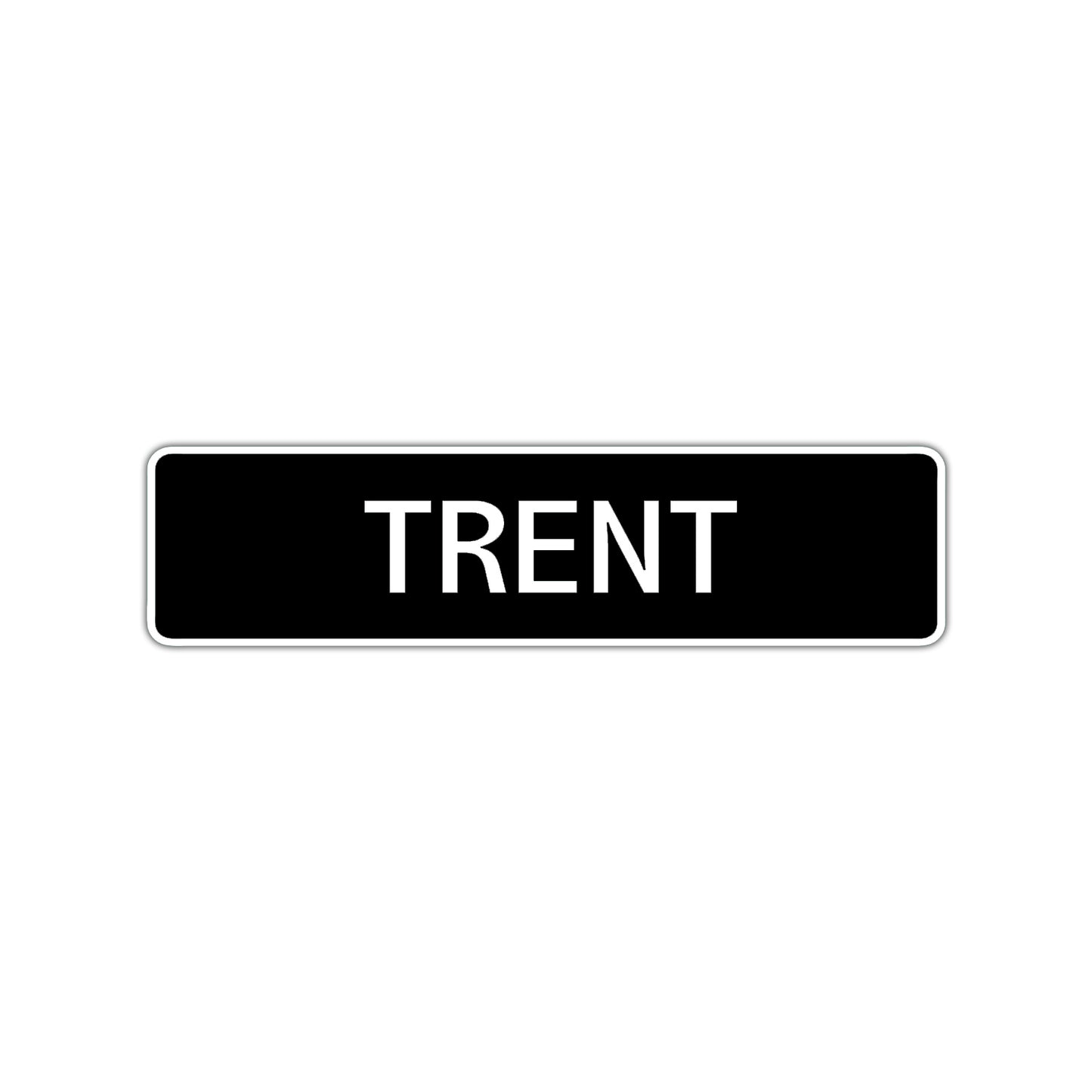 Trent Street Sign Children Name Room Plate