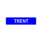 Trent Street Sign Children Name Room Plate