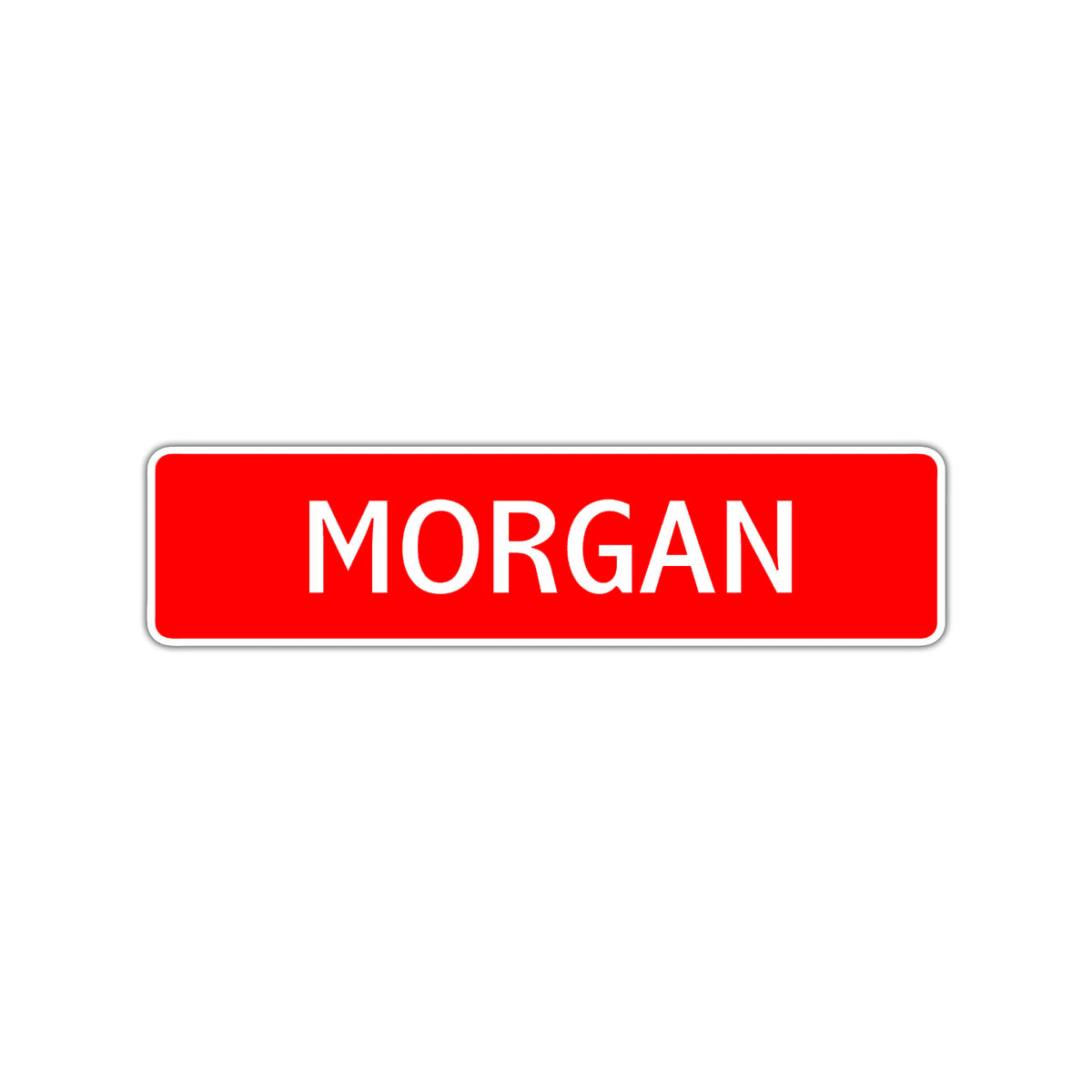 Morgan Name Sign Morgan Street Sign Children Name Room Plate – Sign Fever