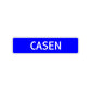 Casen Street Sign Children Name Room Plate