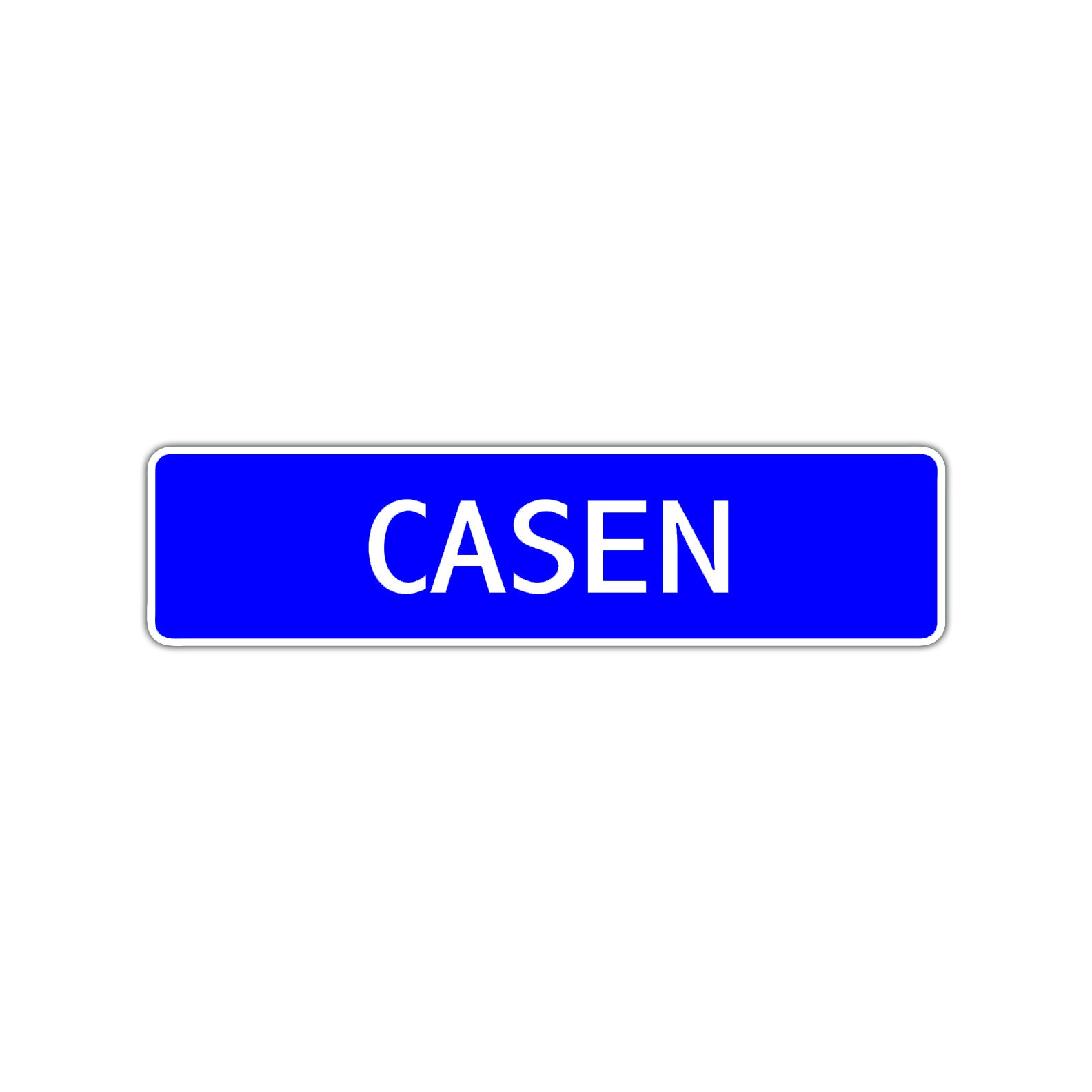 Casen Street Sign Children Name Room Plate