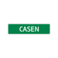 Casen Street Sign Children Name Room Plate