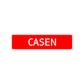 Casen Street Sign Children Name Room Plate