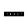 Fletcher Street Sign Children Name Room Plate