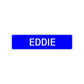 Eddie Street Sign Children Name Room Plate
