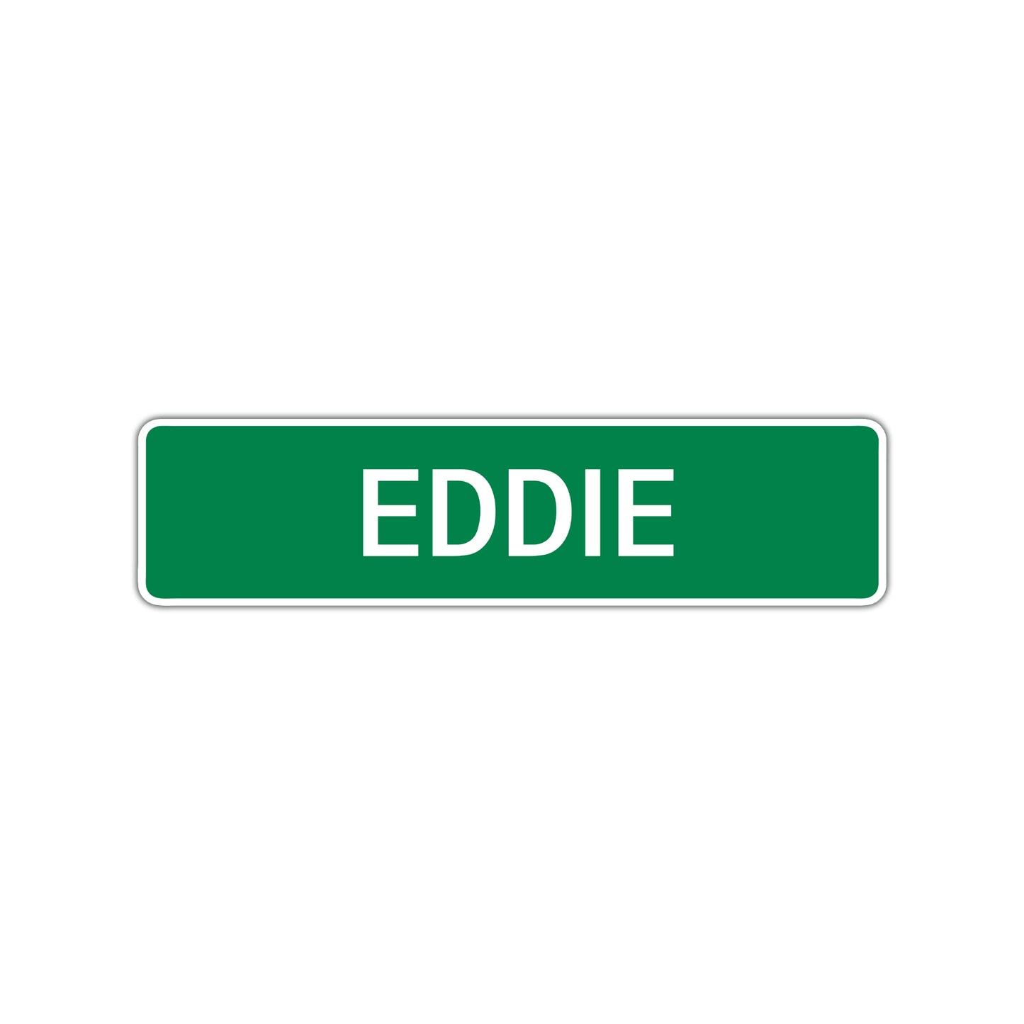Eddie Street Sign Children Name Room Plate