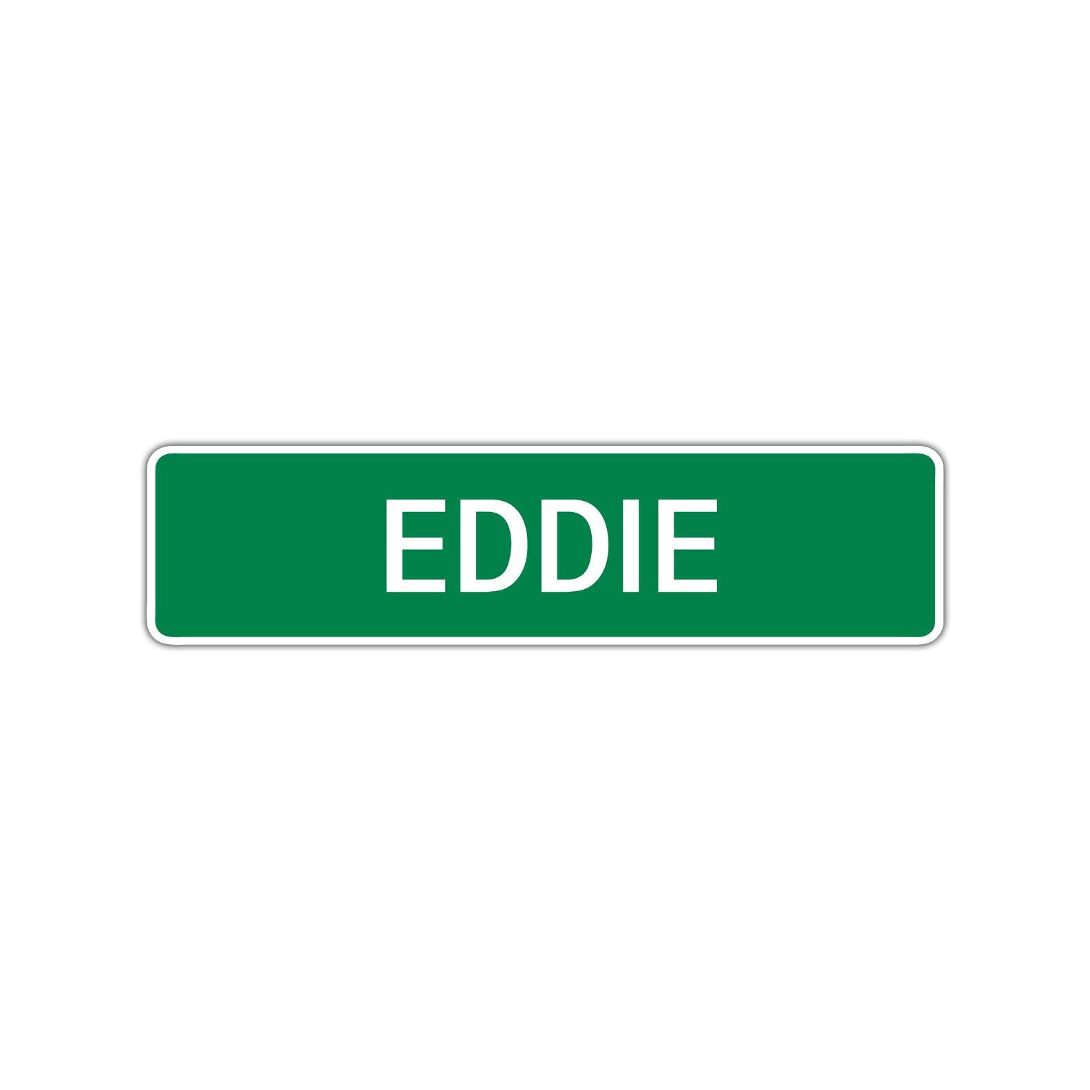 Eddie Street Sign Children Name Room Plate