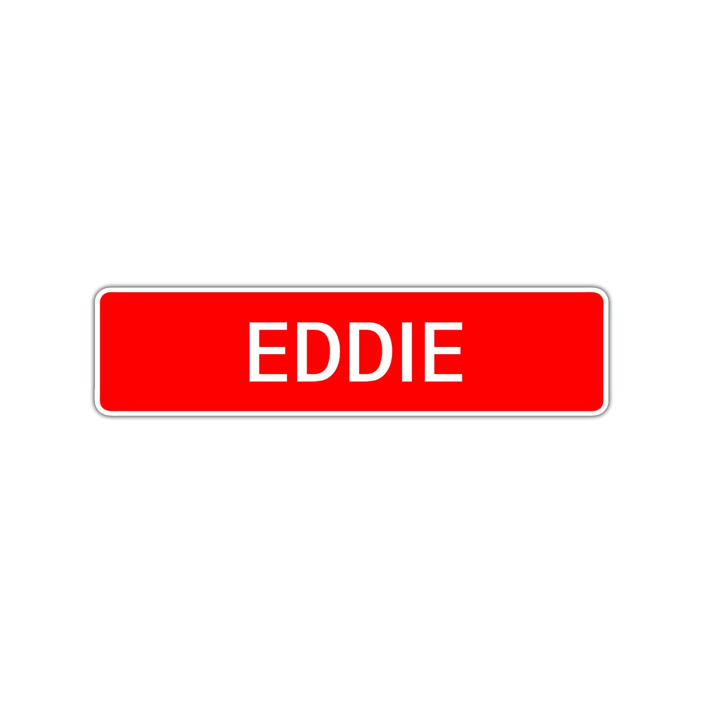 Eddie Street Sign Children Name Room Plate