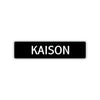 Kaison Street Sign Children Name Room Plate