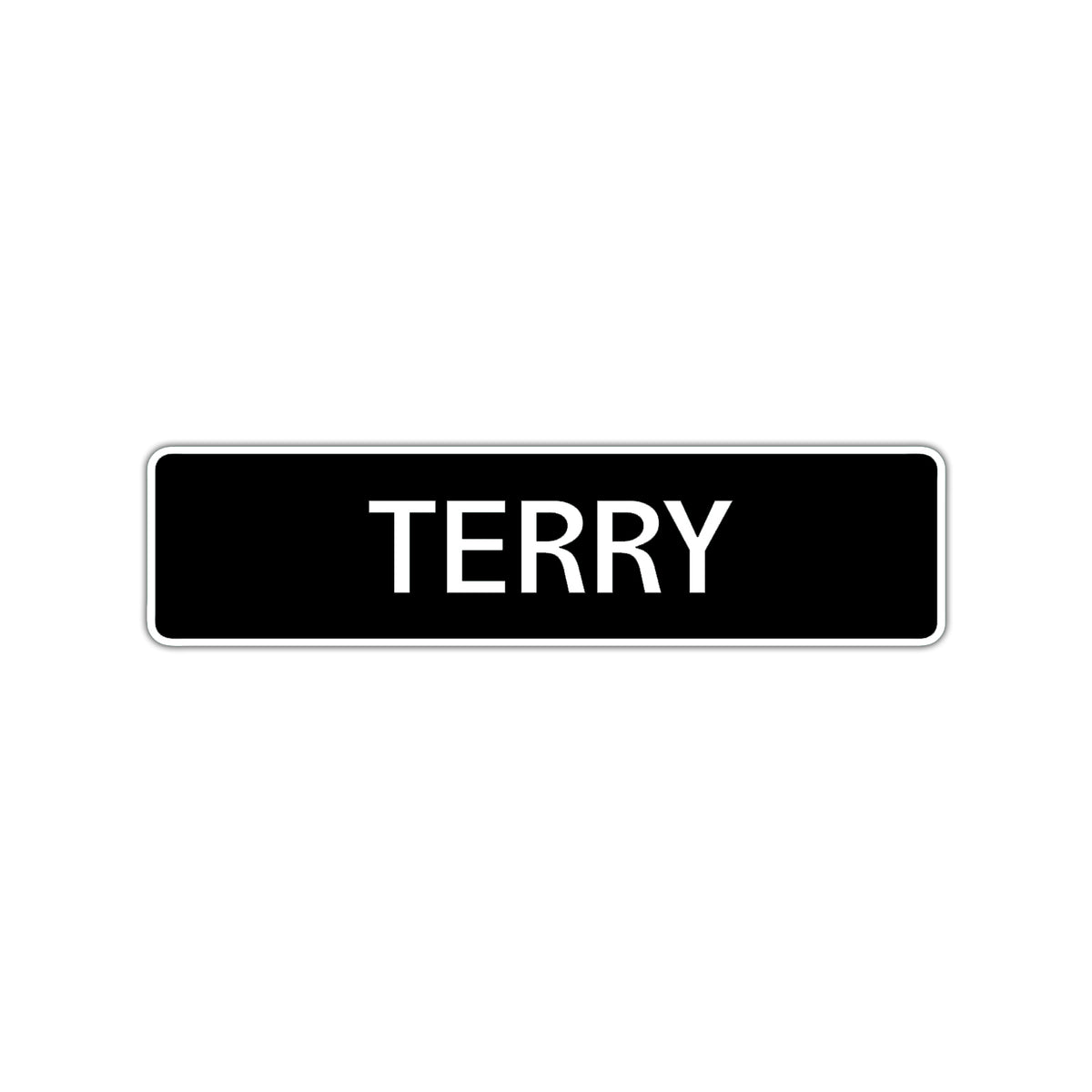 Terry Street Sign Children Name Room Plate – Sign Fever