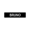 Bruno Street Sign Children Name Room Plate