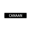 Canaan Street Sign Children Name Room Plate