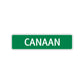 Canaan Street Sign Children Name Room Plate