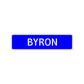Byron Street Sign Children Name Room Plate