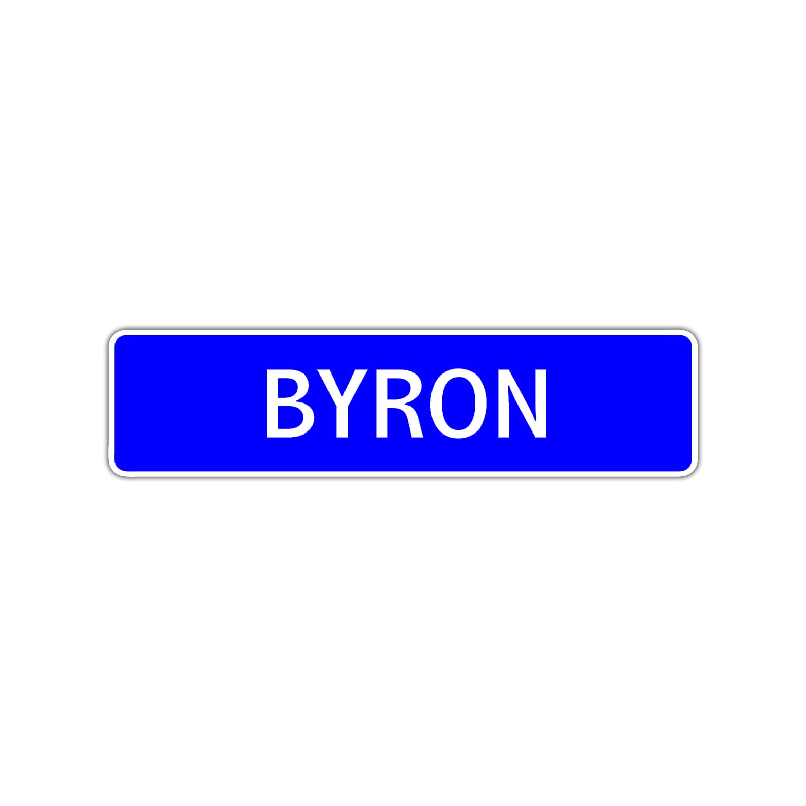 Byron Street Sign Children Name Room Plate