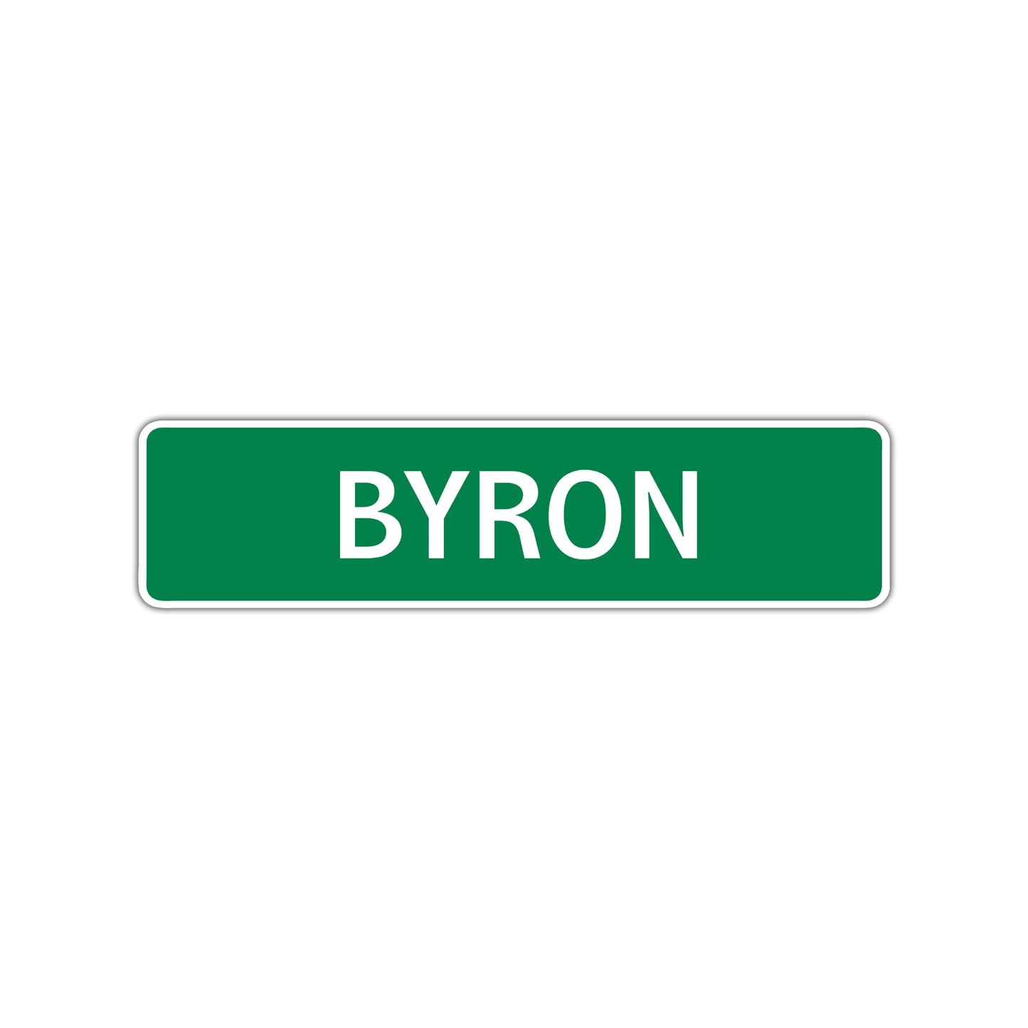 Byron Street Sign Children Name Room Plate