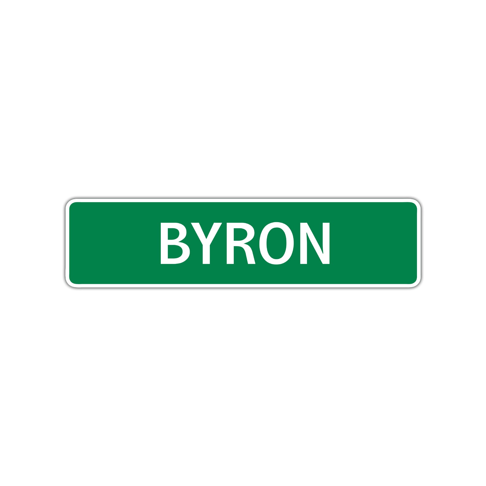 Byron Street Sign Children Name Room Plate