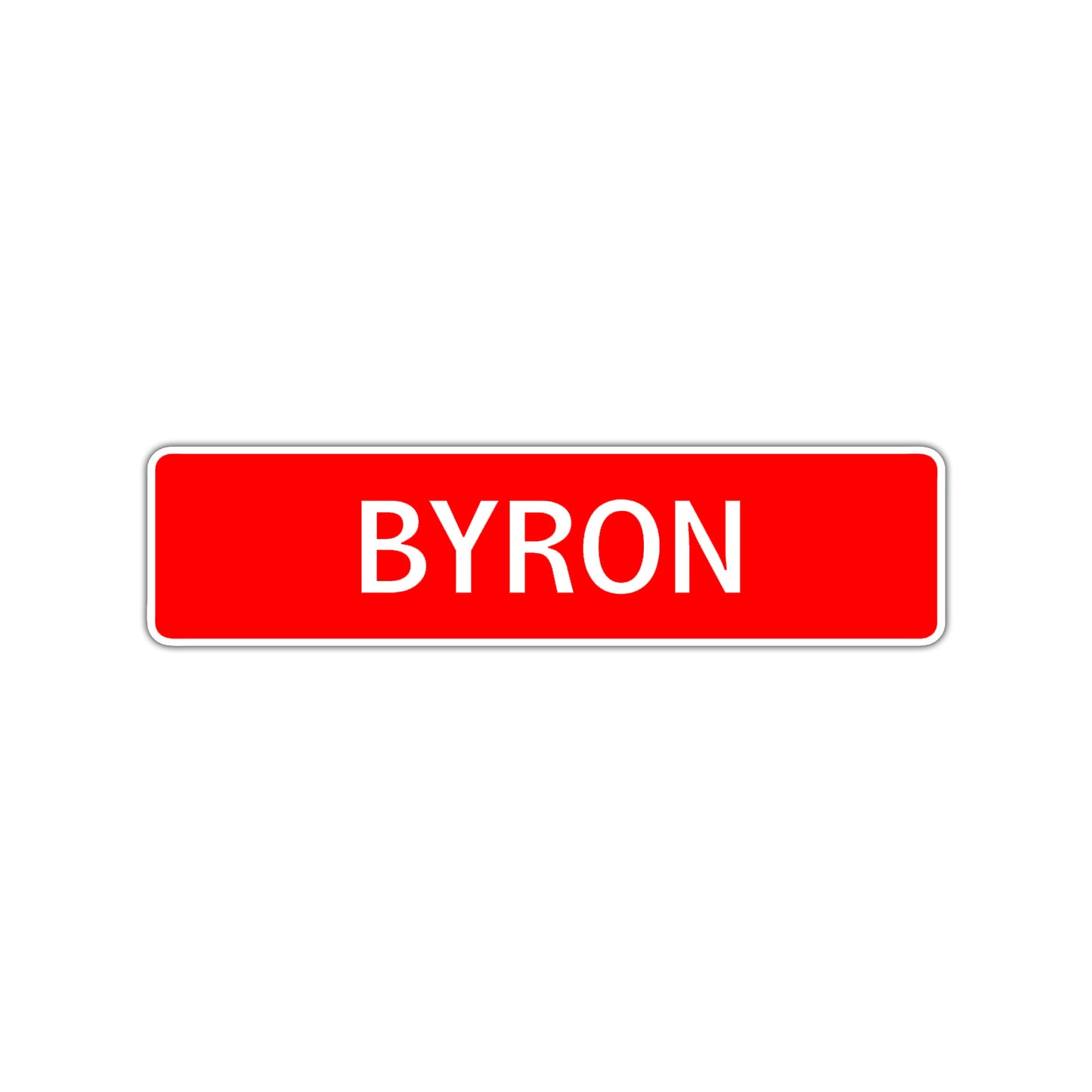 Byron Street Sign Children Name Room Plate