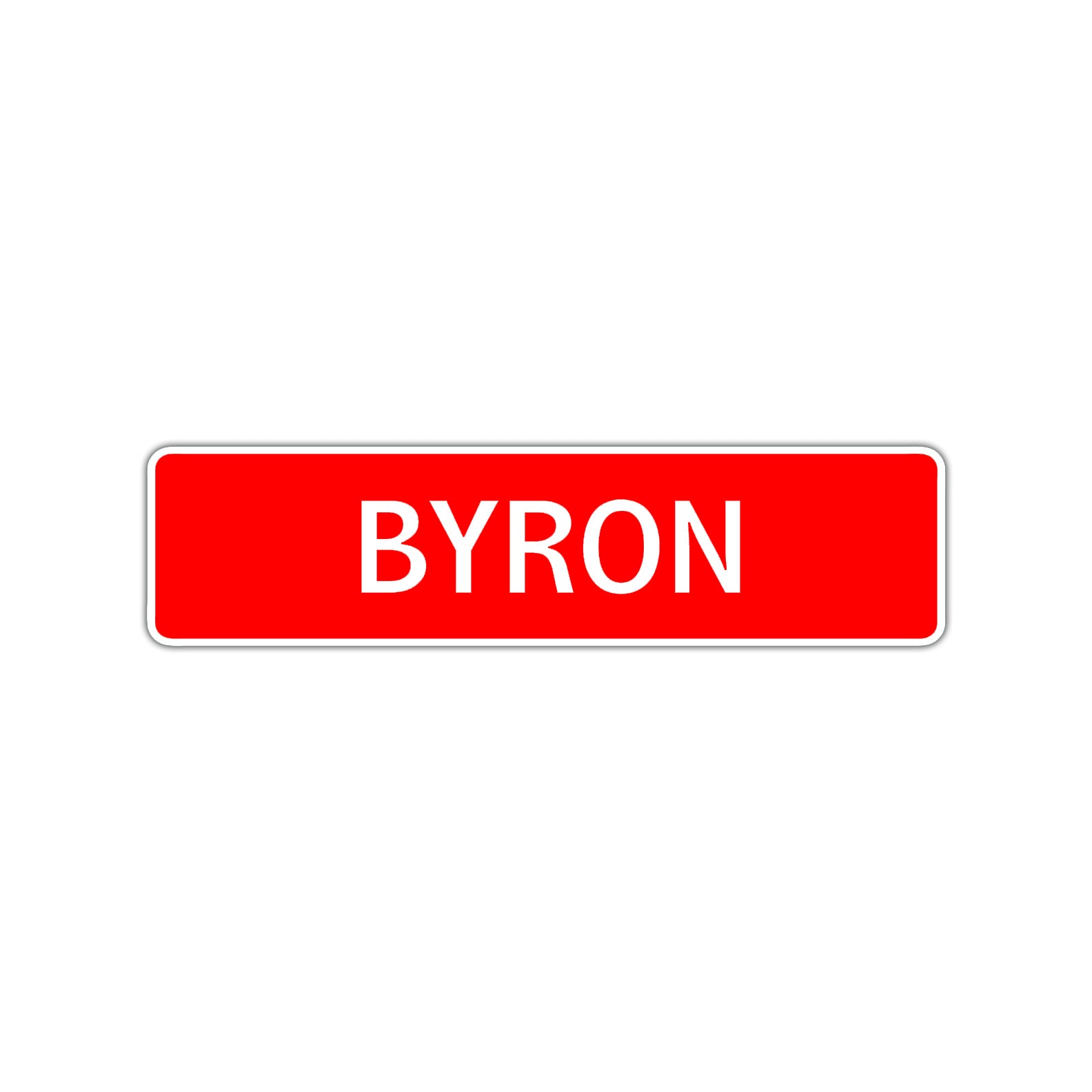 Byron Street Sign Children Name Room Plate