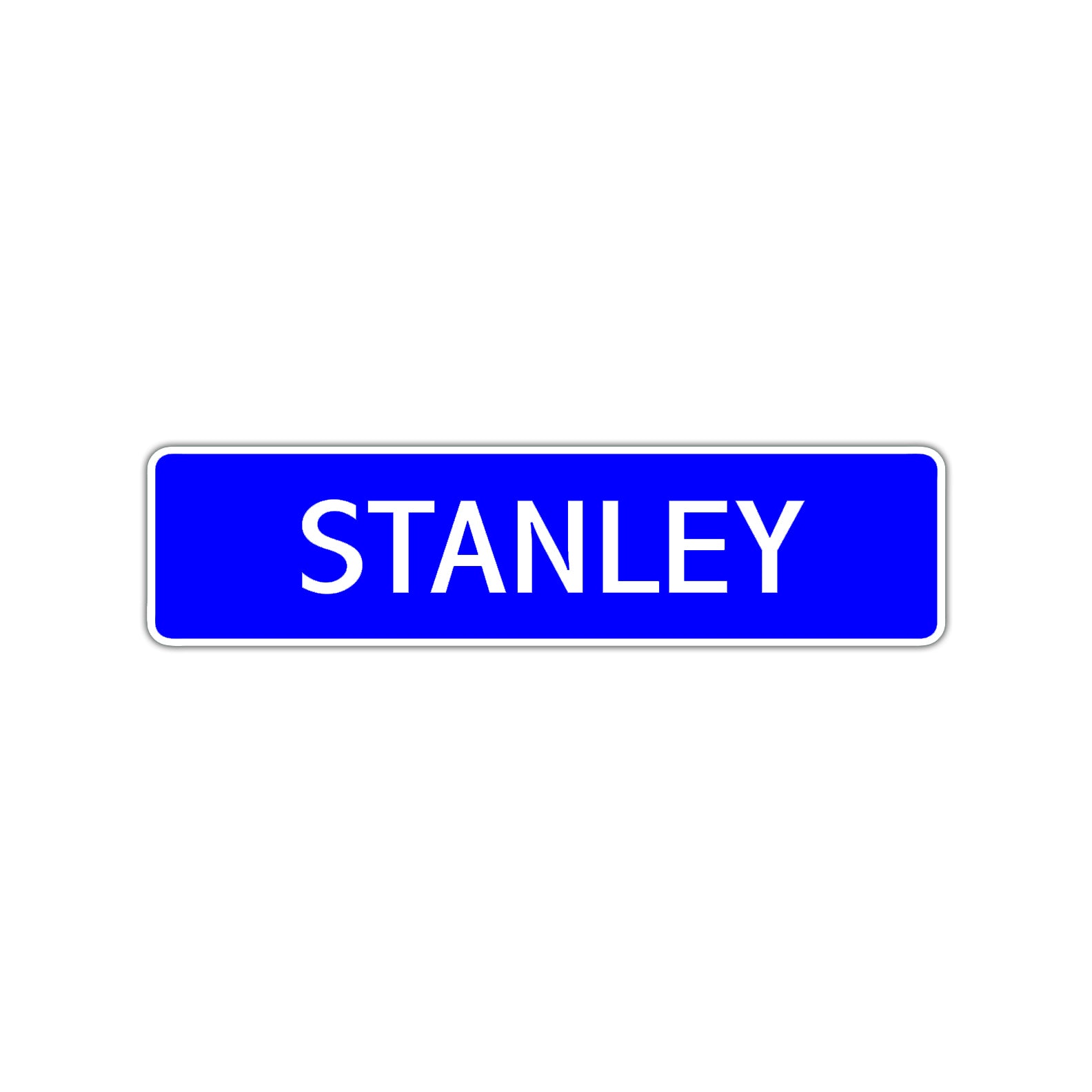 Stanley Street Sign Children Name Room Plate