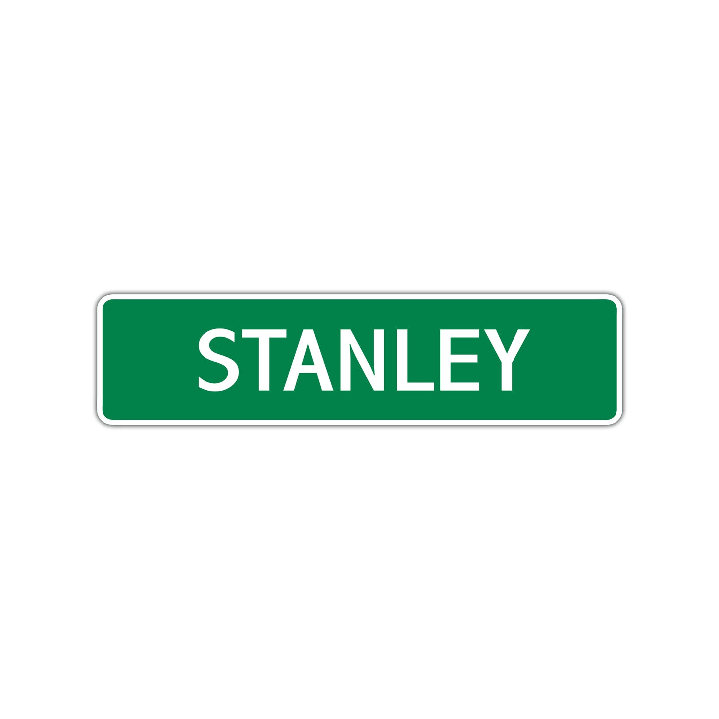 Stanley Street Sign Children Name Room Plate