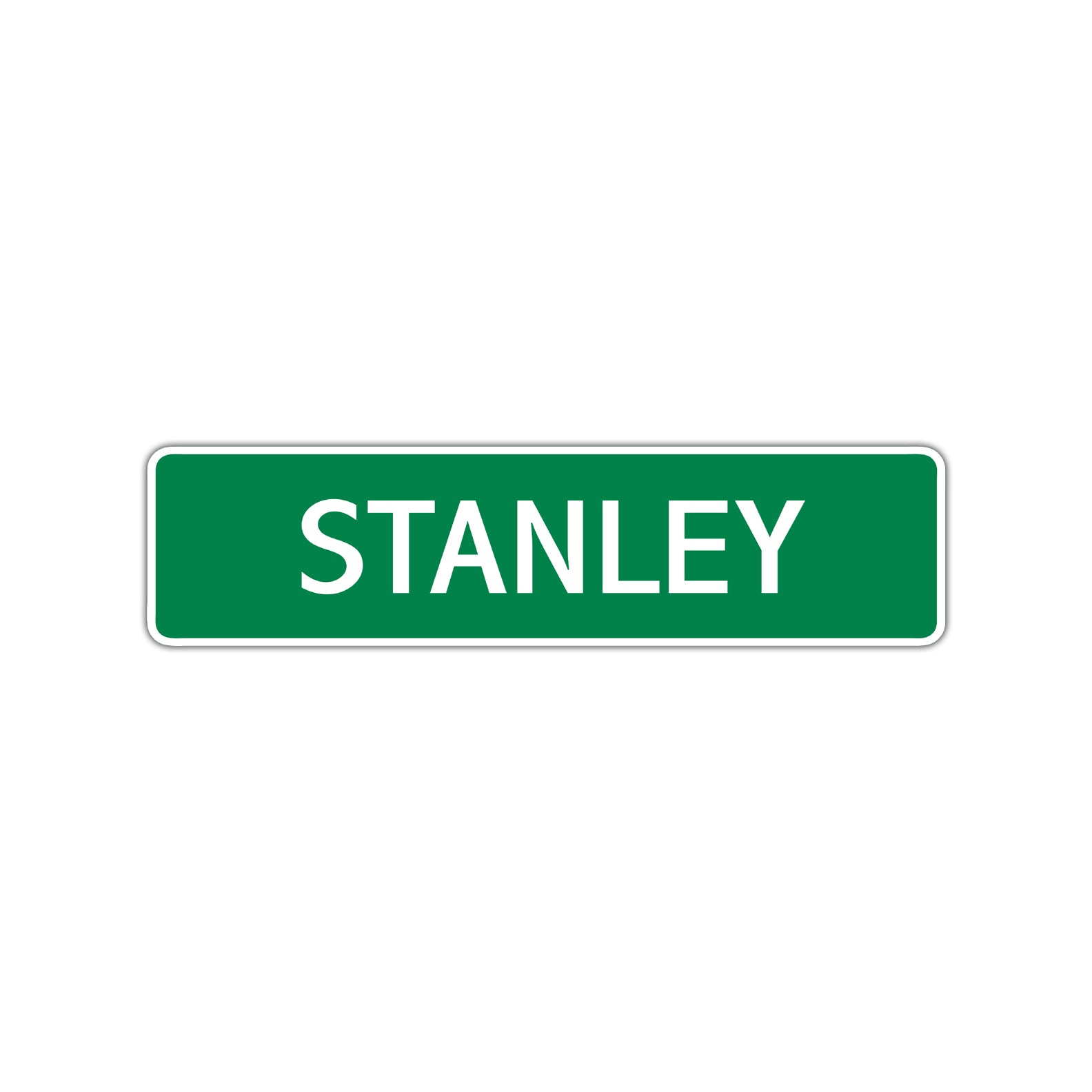 Stanley Street Sign Children Name Room Plate