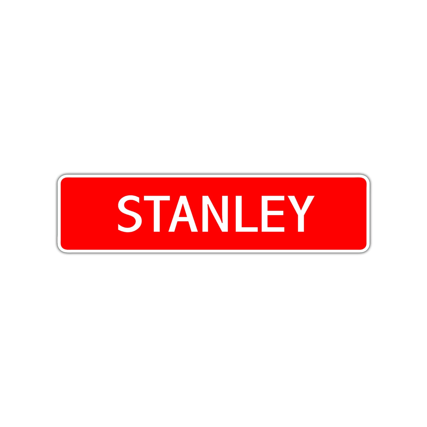 Stanley Street Sign Children Name Room Plate