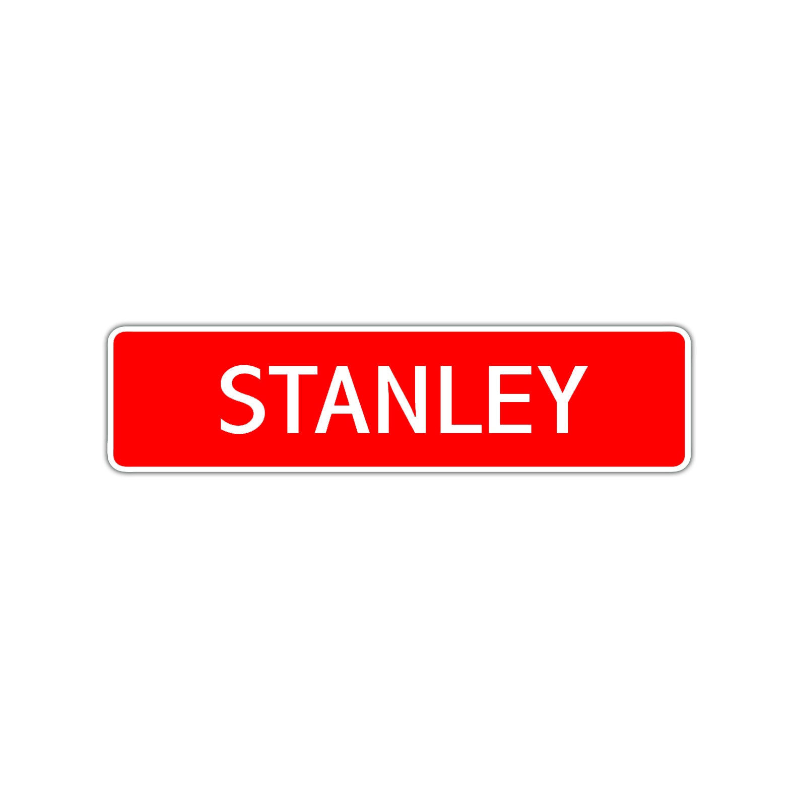 Stanley Street Sign Children Name Room Plate