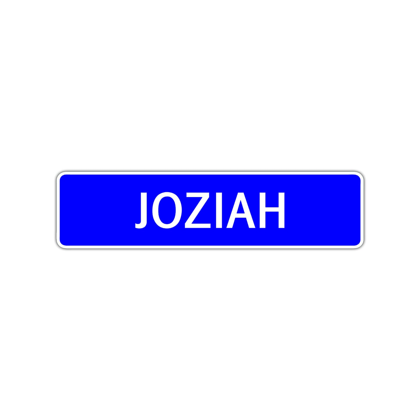 Joziah Street Sign Children Name Room Plate