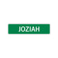 Joziah Street Sign Children Name Room Plate