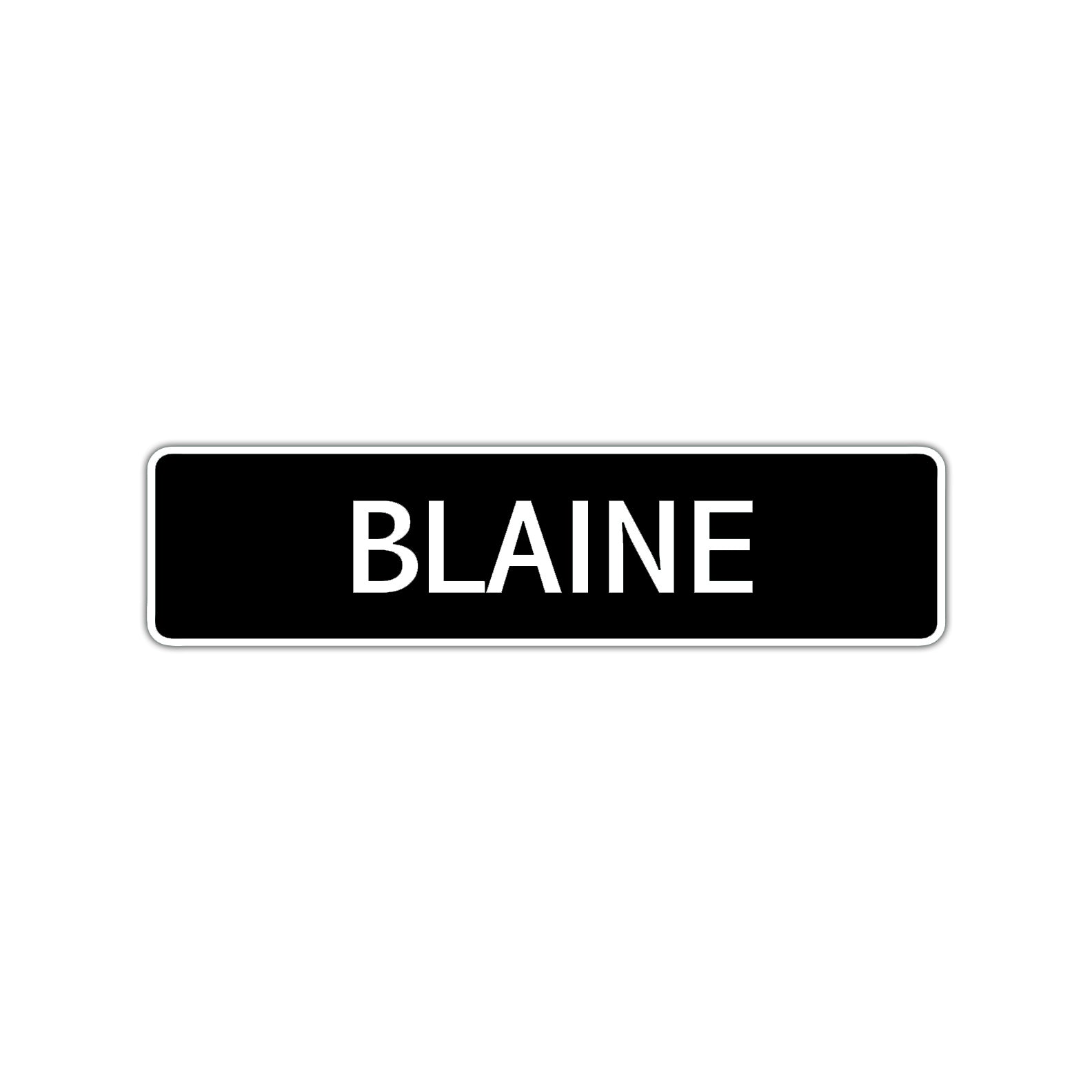 Blaine Street Sign Children Name Room Plate