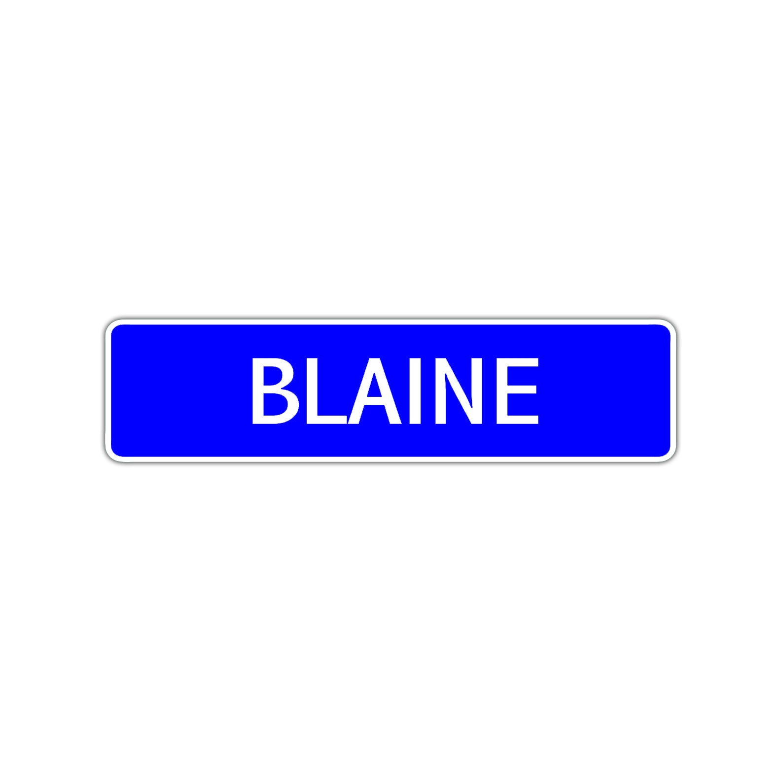 Blaine Street Sign Children Name Room Plate