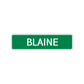 Blaine Street Sign Children Name Room Plate