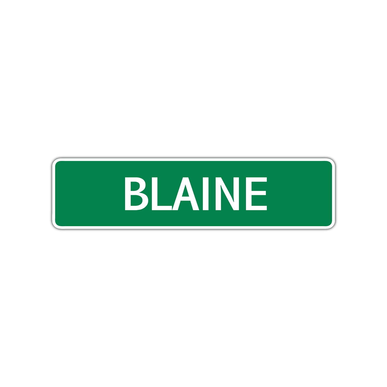 Blaine Street Sign Children Name Room Plate
