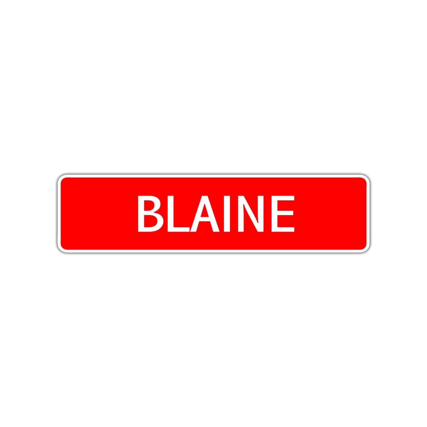 Blaine Street Sign Children Name Room Plate