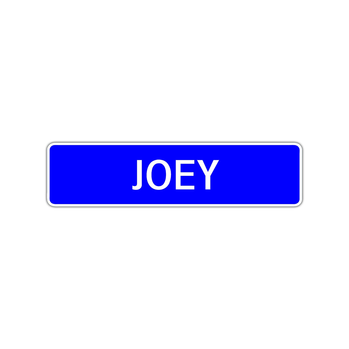 Joey Street Sign Children Name Room Plate