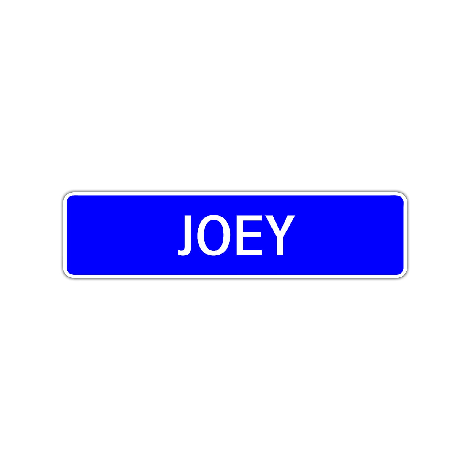 Joey Street Sign Children Name Room Plate