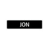 Jon Street Sign Children Name Room Plate