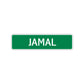 Jamal Street Sign Children Name Room Plate