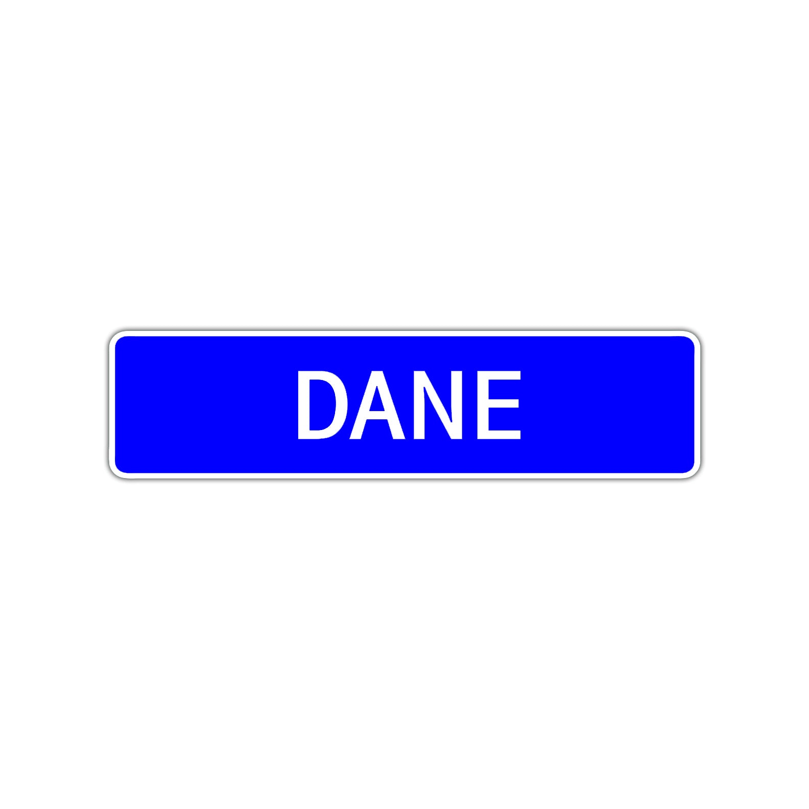 Dane Street Sign Children Name Room Plate