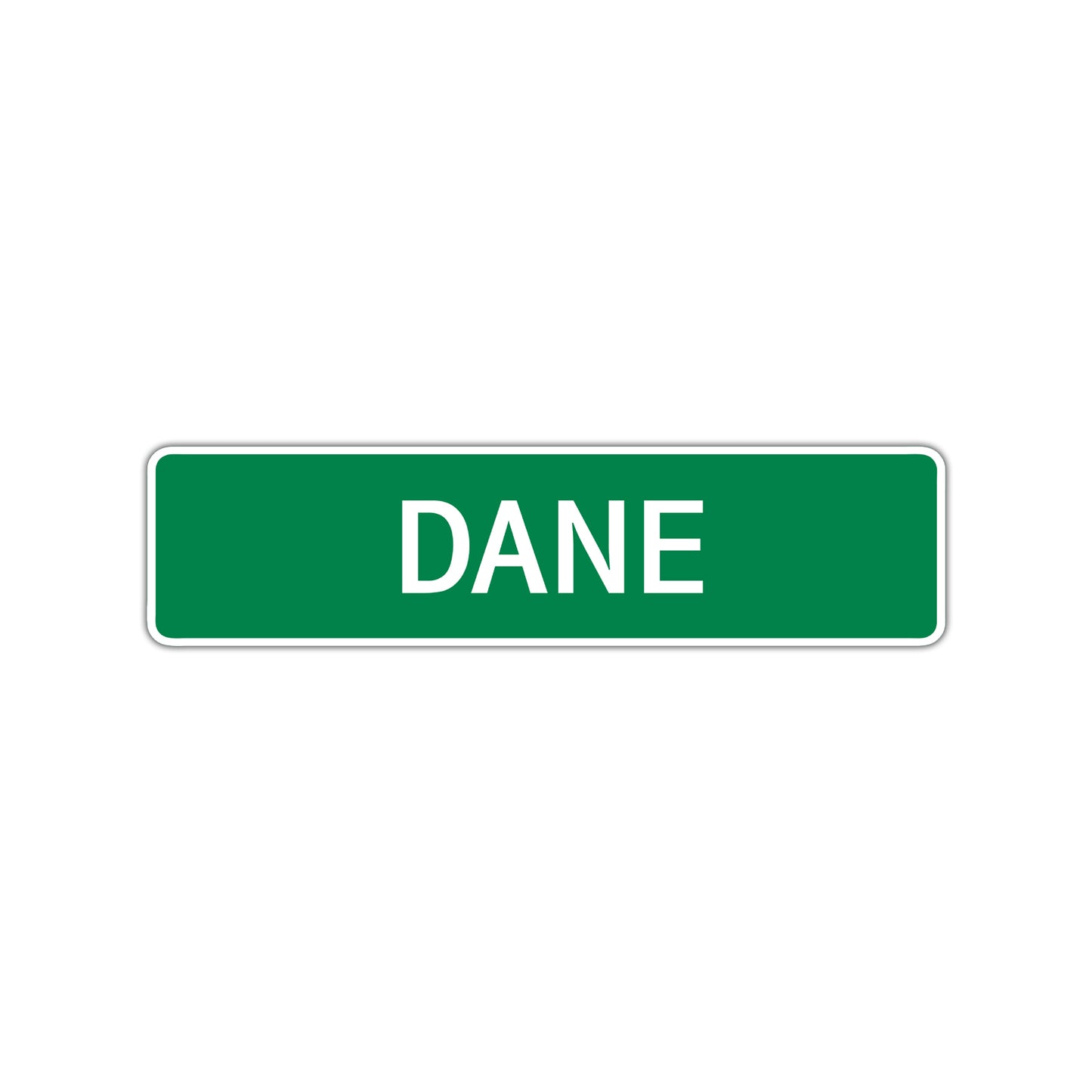 Dane Street Sign Children Name Room Plate