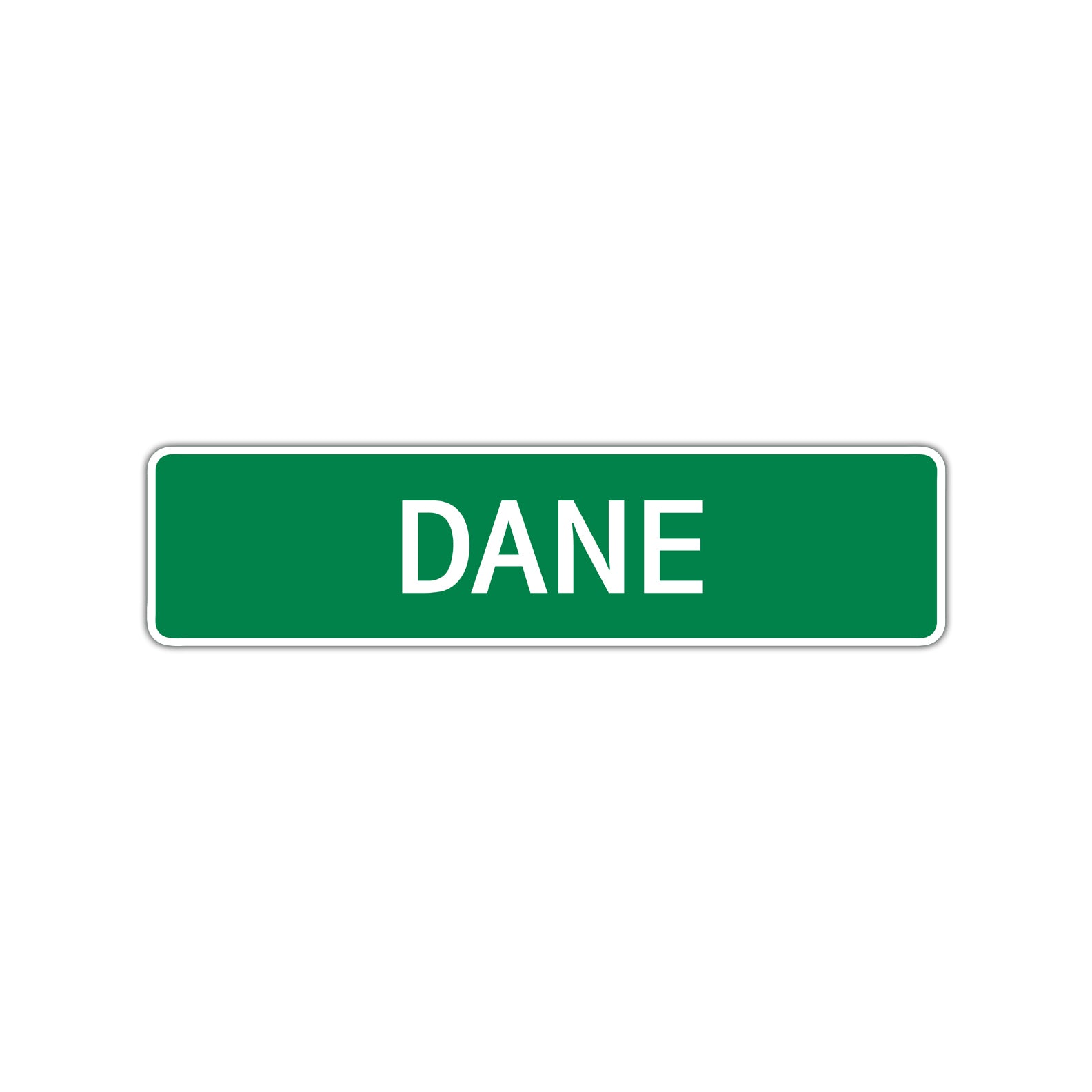 Dane Street Sign Children Name Room Plate