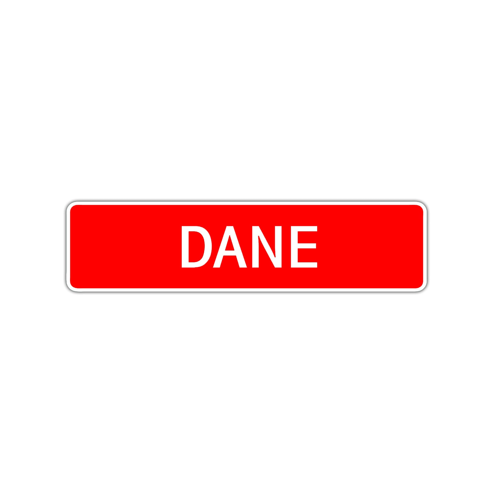 Dane Street Sign Children Name Room Plate