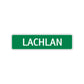 Lachlan Street Sign Children Name Room Plate