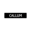 Callum Street Sign Children Name Room Plate