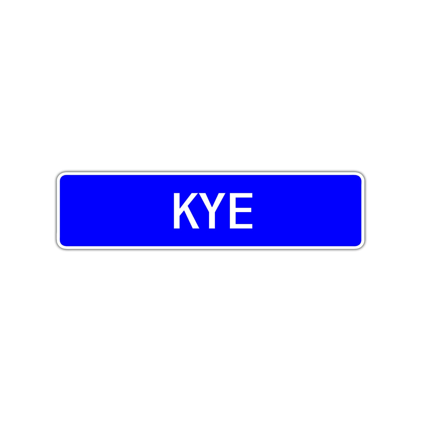 Kye Street Sign Children Name Room Plate